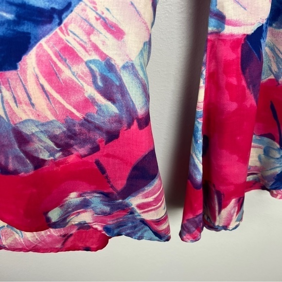 Anthropologie Lilka Josie Floral Capri Wide Leg Pants - Picture 4 of 7